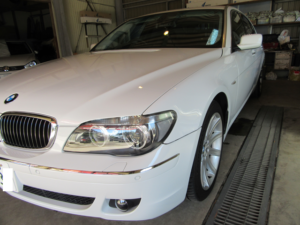 2007年式BMW750Li ポリマーコーティング加工